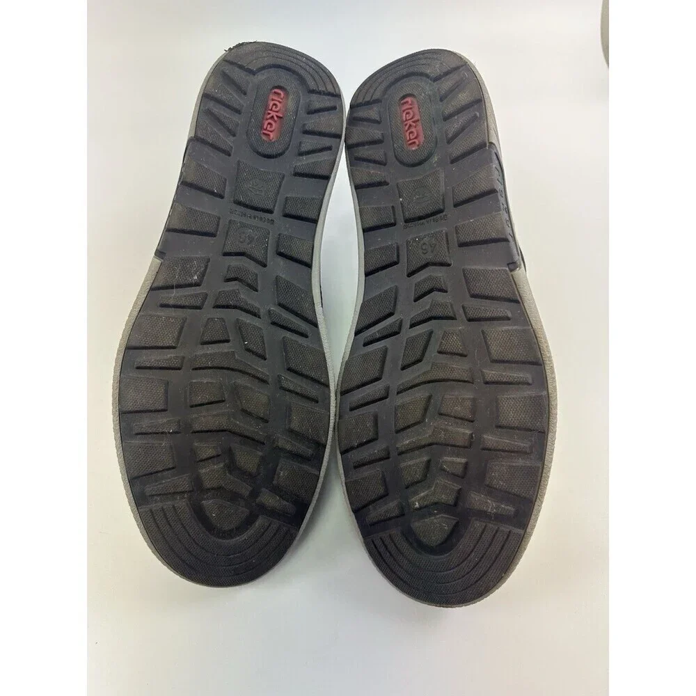 Rieker Stan 60 Slip‎ On Sneaker Green Suede Moor Schwartz Lightweight Men 46 12